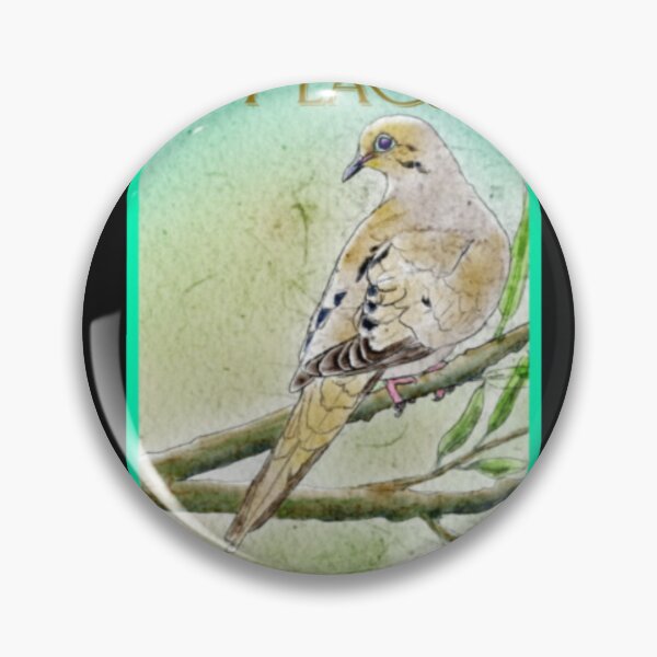 Item preview, Mourning Dove Peace Olive Tree designed and sold by Bobtheharper.