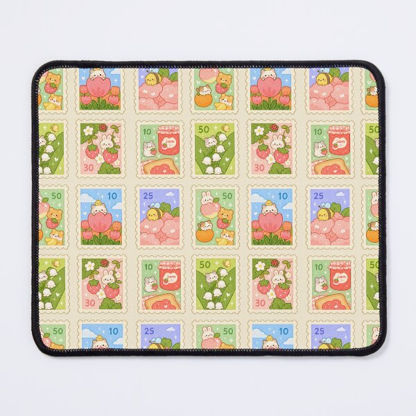 Item preview, Cute Kawaii Animal Postage Stamps – Pastel Garden Collection designed and sold by StickerJas.