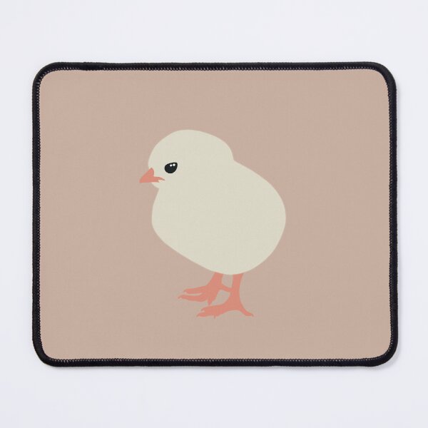 Item preview, Cute Minimalist Chick II on Warm Taupe Background designed and sold by Nasdigitalart.