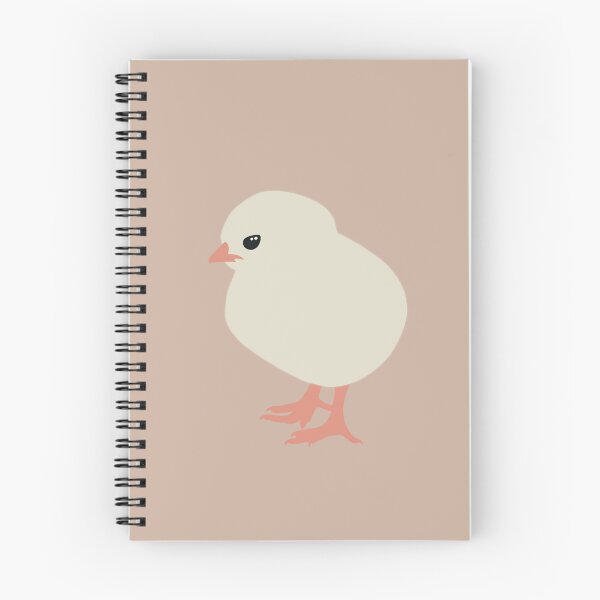 Item preview, Cute Minimalist Chick II on Warm Taupe Background designed and sold by Nasdigitalart.