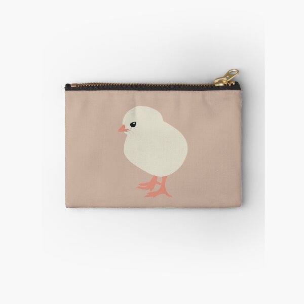 Item preview, Cute Minimalist Chick II on Warm Taupe Background designed and sold by Nasdigitalart.