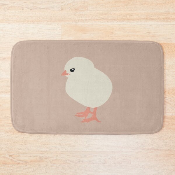 Item preview, Cute Minimalist Chick II on Warm Taupe Background designed and sold by Nasdigitalart.