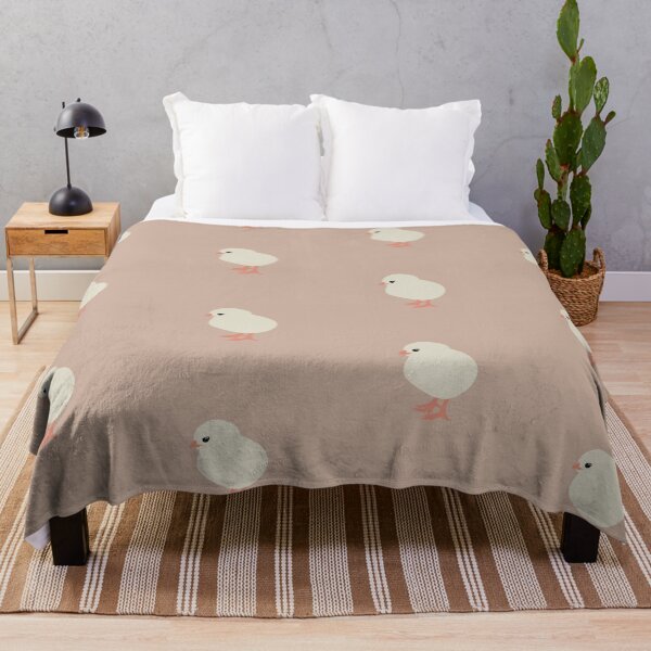 Item preview, Cute Minimalist Chick II on Warm Taupe Background designed and sold by Nasdigitalart.