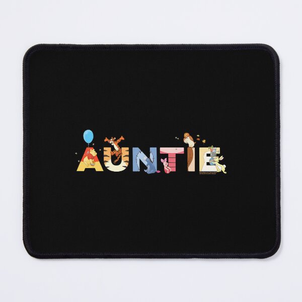 Item preview, Disney Auntie Family Lettering Winnie the Pooh Friends designed and sold by Glow-Paw-Studio.
