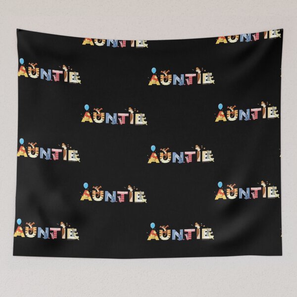 Item preview, Disney Auntie Family Lettering Winnie the Pooh Friends designed and sold by Glow-Paw-Studio.