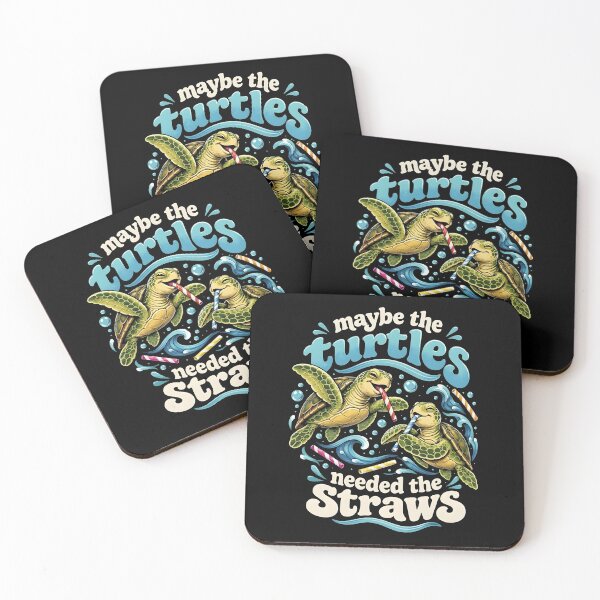 Item preview, Maybe The Turtles Needed The Straws Ocean Conservation Humor designed and sold by Mind-Drift.