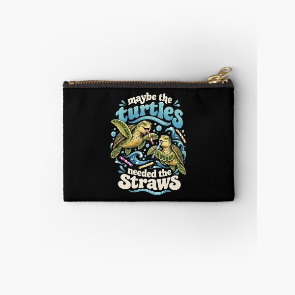Item preview, Maybe The Turtles Needed The Straws Ocean Conservation Humor designed and sold by Mind-Drift.
