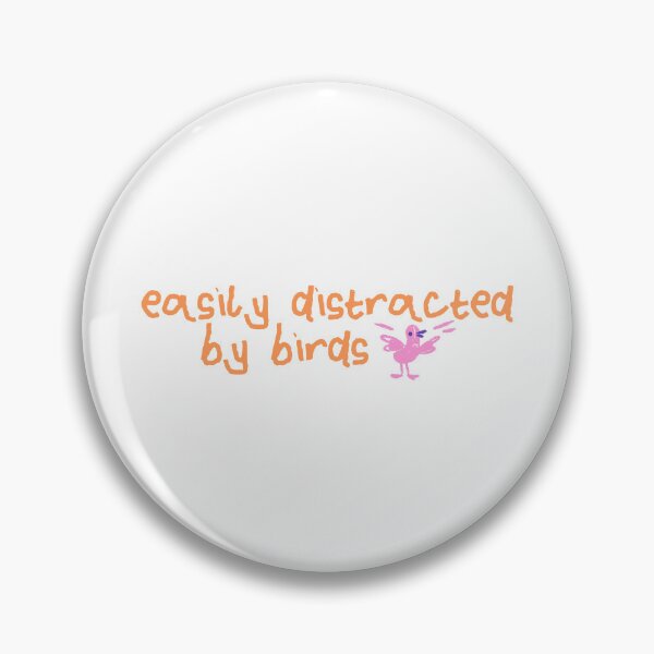Item preview, Easily distracted by birds (Orange) designed and sold by hazywares.