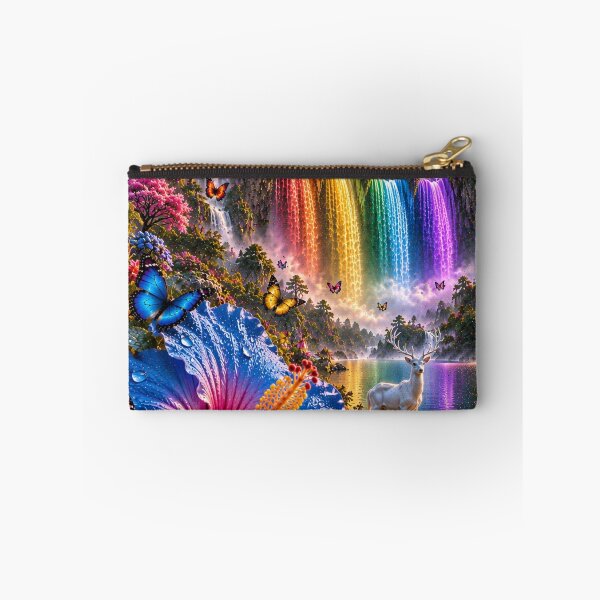 Item preview, Rainbow Waterfall Floating Cottage Owl designed and sold by nardreelxz.