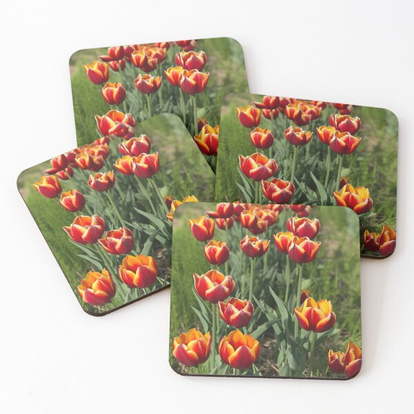 Item preview, red and orange tulips, flowers designed and sold by EleniA8.