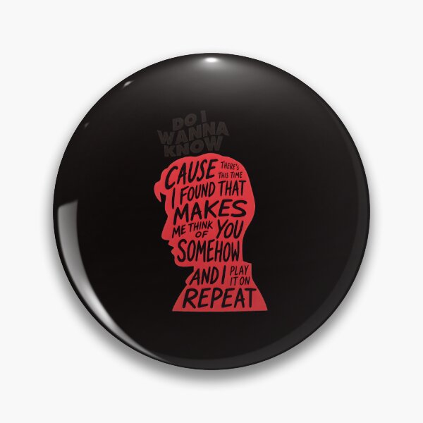 Item preview, Do I Wanna Know Song Lyrics Silhouette designed and sold by MouDesignArt.