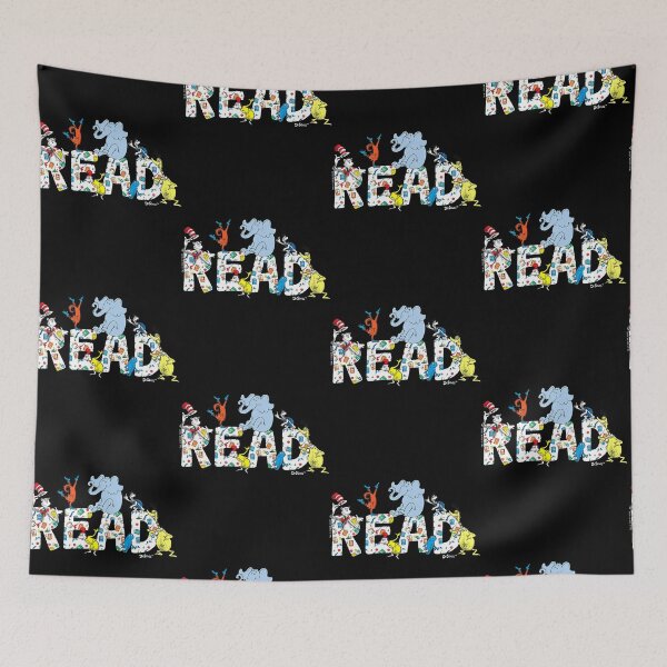 Item preview, Read With Dr. Seuss Characters Youth Adult Book Lovers designed and sold by Glow-Paw-Studio.