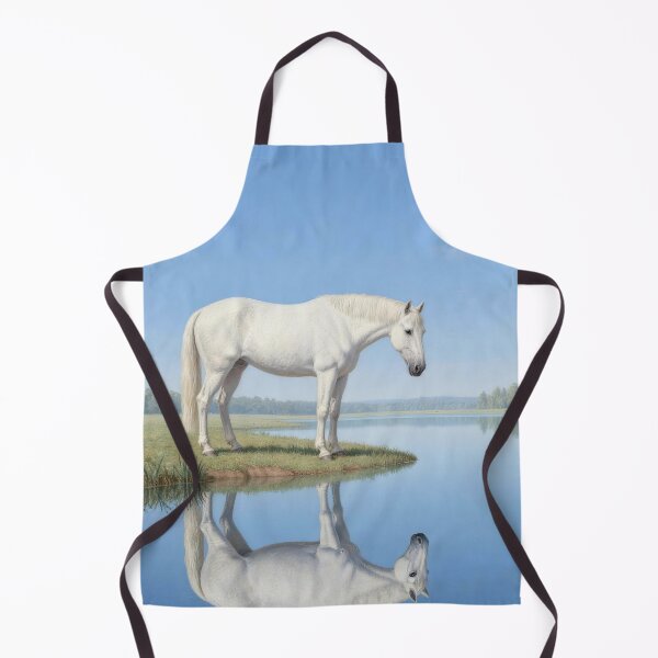 Item preview, White Horse by Still Lake Reflection designed and sold by KAMOCHI Art.