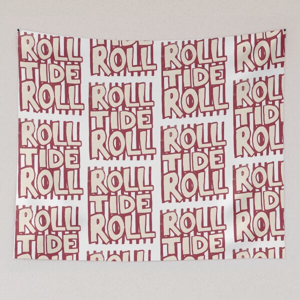 Item preview, Roll Tide Roll Alabama Crimson Tide Fan Cheer designed and sold by Mind-Drift.