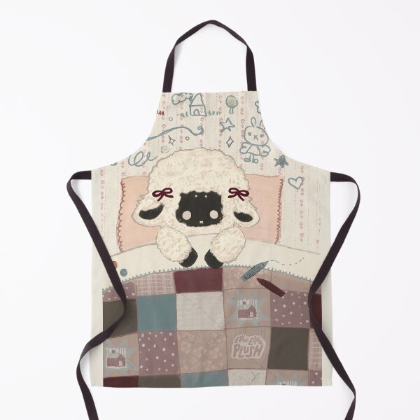 Item preview, Scribbles and sleepy sheep blanket designed and sold by Elkie Ellie Plush.