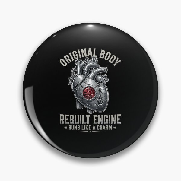 Item preview, Mechanical Heart Rebuilt Engine Steampunk Anatomy Humor designed and sold by Glow-Paw-Studio.