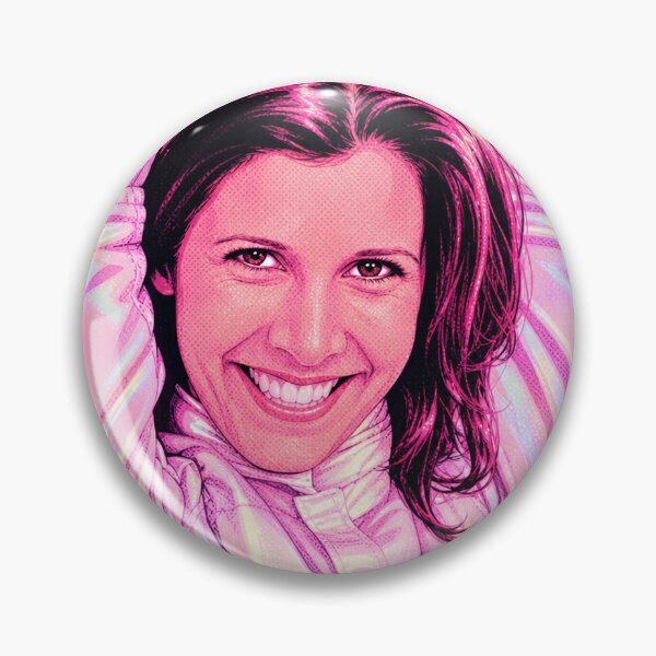 Item preview, Holographic Space Rebel Princess | Pink Pop Art Portrait designed and sold by CleverCulture.