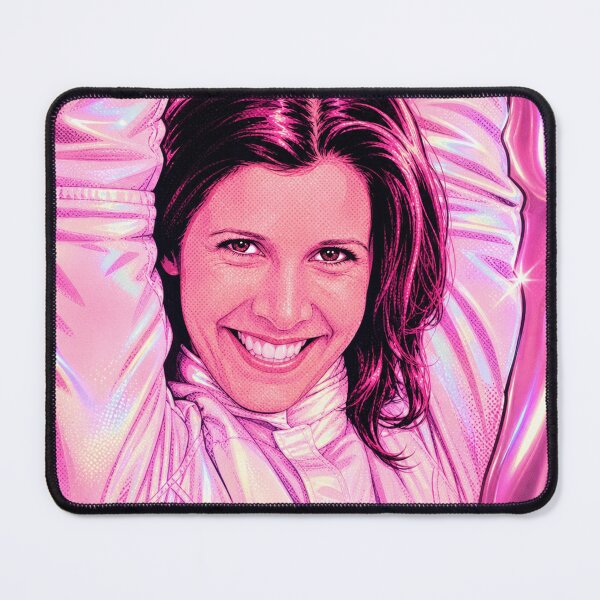 Item preview, Holographic Space Rebel Princess | Pink Pop Art Portrait designed and sold by CleverCulture.