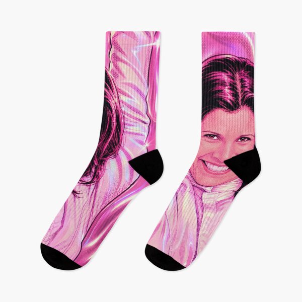 Item preview, Holographic Space Rebel Princess | Pink Pop Art Portrait designed and sold by CleverCulture.