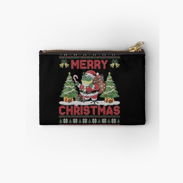 Item preview, Merry Christmas Frog Santa Ugly Sweater Holiday Design designed and sold by MiALopezArt.