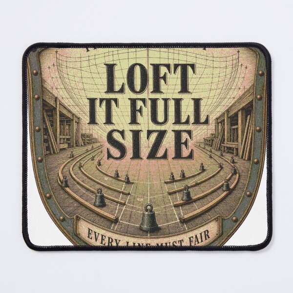 Item preview, Loft It Full Size Badge String Floor Wooden Boatbuilding designed and sold by BoosterShop.