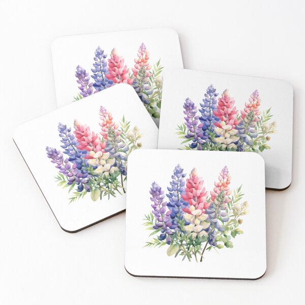 Item preview, Lupine Flower | Elegant Botanical Floral Art designed and sold by Mandayartstudio.