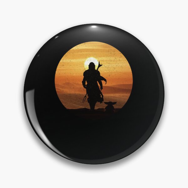 Item preview, Sci-Fi Desert Warrior Sunset Silhouette Art designed and sold by AntoineLaram.