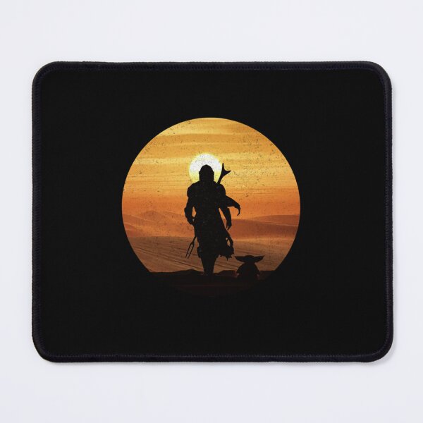 Item preview, Sci-Fi Desert Warrior Sunset Silhouette Art designed and sold by AntoineLaram.