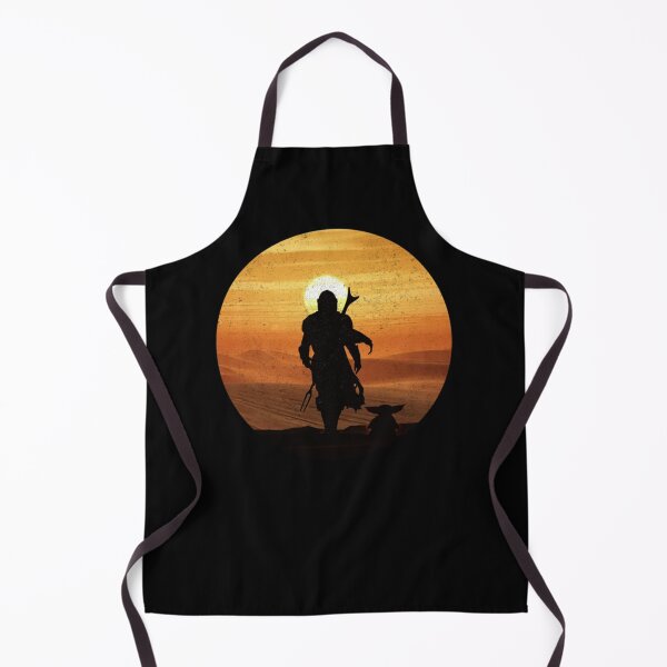 Item preview, Sci-Fi Desert Warrior Sunset Silhouette Art designed and sold by AntoineLaram.