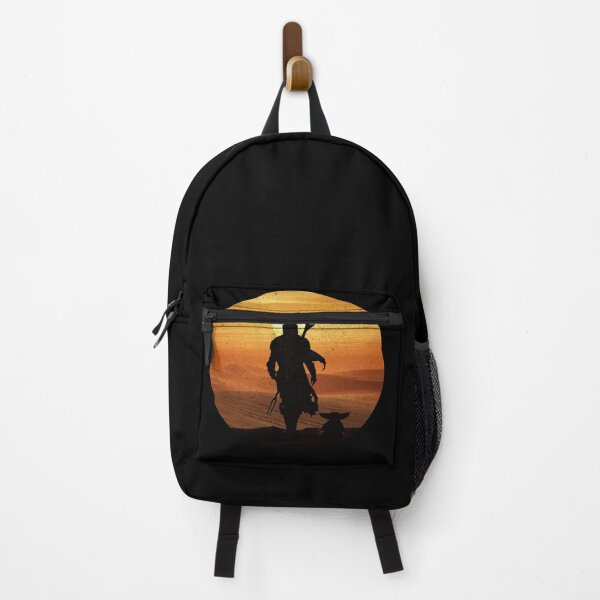 Item preview, Sci-Fi Desert Warrior Sunset Silhouette Art designed and sold by AntoineLaram.
