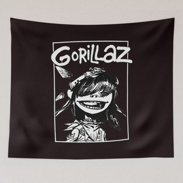 Item preview, Gorillaz Noodle Illustration With Logo designed and sold by Hector-Studio.