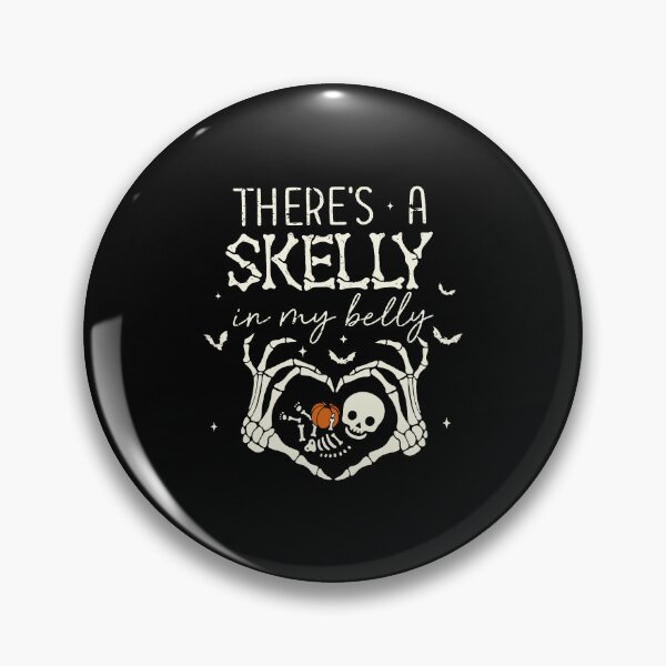 Item preview, There's a Skelly in My Belly Halloween Pregnancy Humor designed and sold by Mind-Drift.