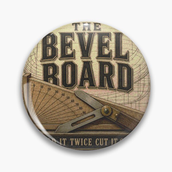 Item preview, The Bevel Board Badge Bevel Board Boatbuilding Tool designed and sold by BoosterShop.