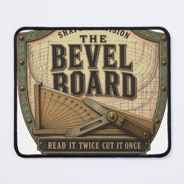 Item preview, The Bevel Board Badge Bevel Board Boatbuilding Tool designed and sold by BoosterShop.