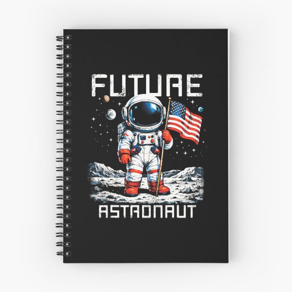 Item preview, Future Astronaut Moon Mission Space Explorer USA Flag designed and sold by Glow-Paw-Studio.