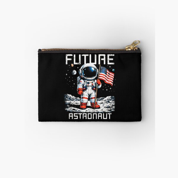 Item preview, Future Astronaut Moon Mission Space Explorer USA Flag designed and sold by Glow-Paw-Studio.