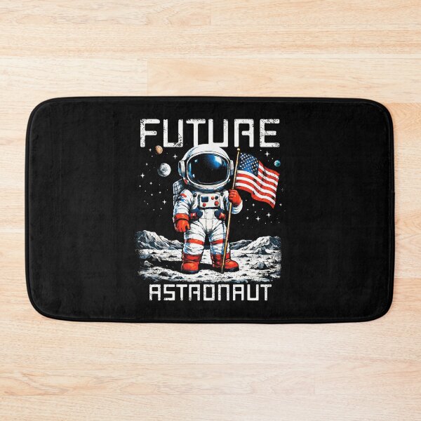 Item preview, Future Astronaut Moon Mission Space Explorer USA Flag designed and sold by Glow-Paw-Studio.