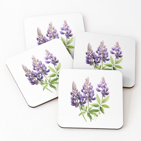 Item preview, Lupine Flower | Elegant Botanical Floral Art designed and sold by Mandayartstudio.