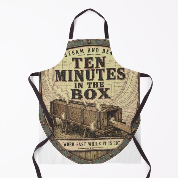 Item preview, Ten Minutes In The Box Badge Steam Bending Boat Frames designed and sold by BoosterShop.