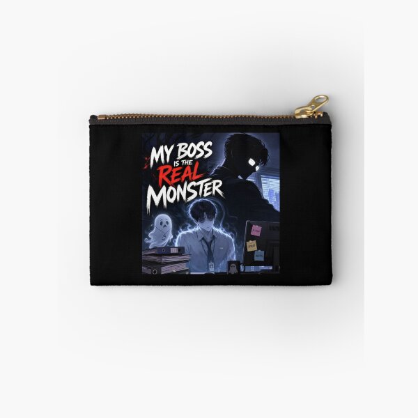 Item preview, My Boss Is the Real Monster Funny Halloween Office Humor Work Meme designed and sold by ManggaeJM.