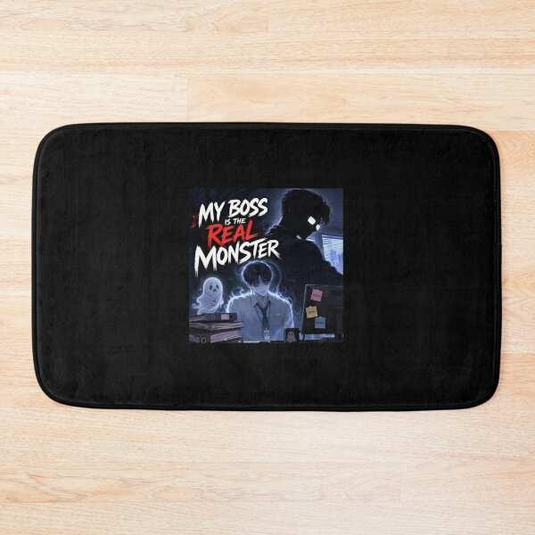 Item preview, My Boss Is the Real Monster Funny Halloween Office Humor Work Meme designed and sold by ManggaeJM.