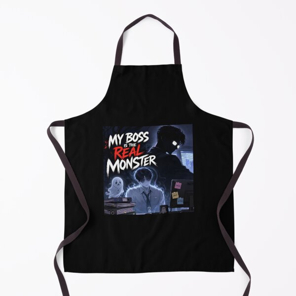Item preview, My Boss Is the Real Monster Funny Halloween Office Humor Work Meme designed and sold by ManggaeJM.