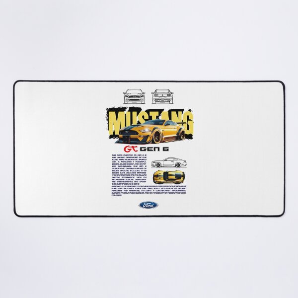 Item preview, Ford Mustang GT Gen 6 Yellow American Muscle Car designed and sold by Aistementinp.