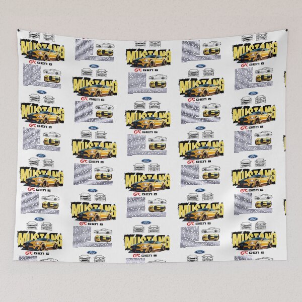 Item preview, Ford Mustang GT Gen 6 Yellow American Muscle Car designed and sold by Aistementinp.