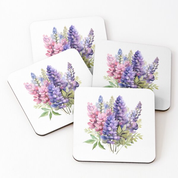 Item preview, Lupine Flower | Elegant Botanical Floral Art designed and sold by Mandayartstudio.