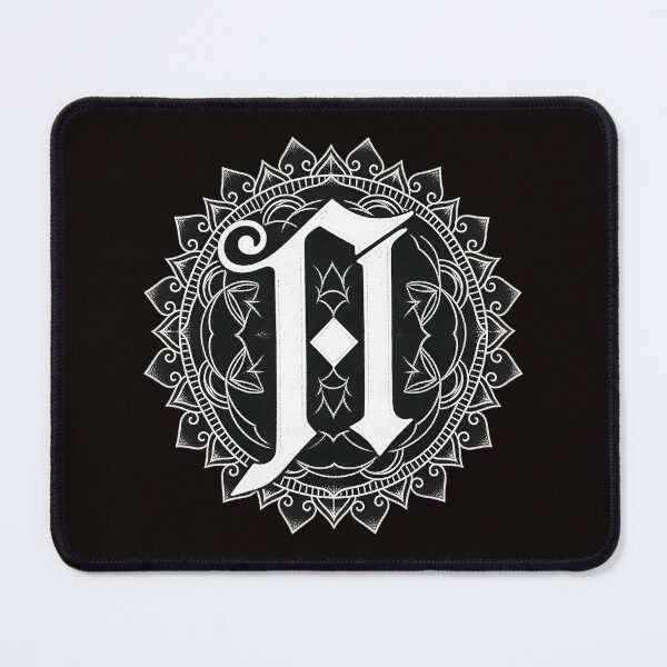 Item preview, Gothic Letter M Mandala Sketch designed and sold by Hector-Studio.