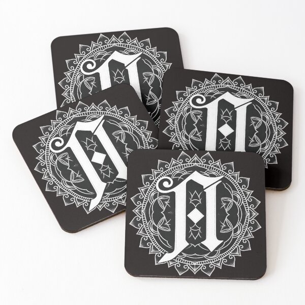 Item preview, Gothic Letter M Mandala Sketch  designed and sold by Hector-Studio.
