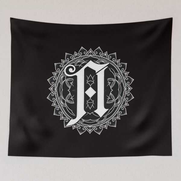 Item preview, Gothic Letter M Mandala Sketch  designed and sold by Hector-Studio.