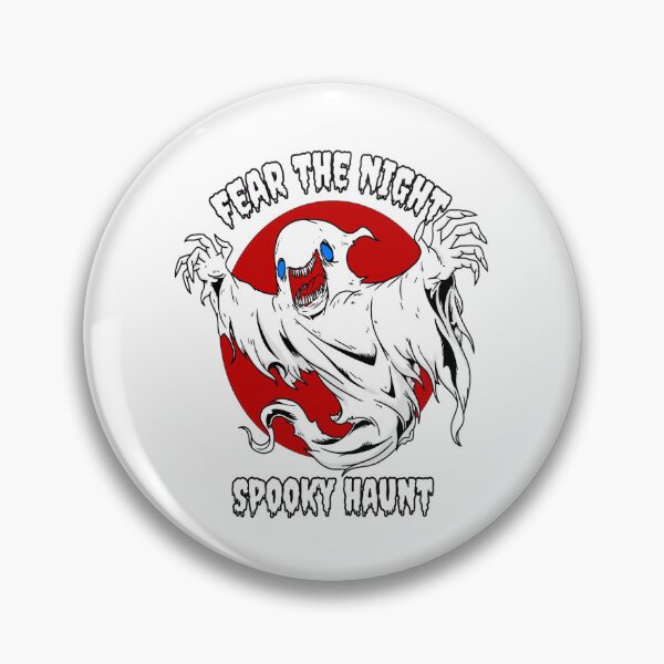 Item preview, Fear The Night Spooky Haunt Ghost Red Moon designed and sold by Custom Crest.