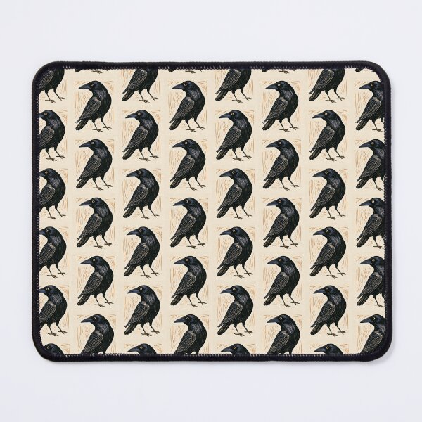 Item preview, Thoughtful Black Raven Perched On Textured Cream designed and sold by scicilysimonee.